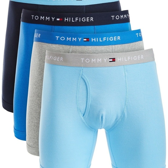 NEW Tommy Hilfiger Men’s Underwear 4-Pack Classic Fit Cotton Boxer Brief Set